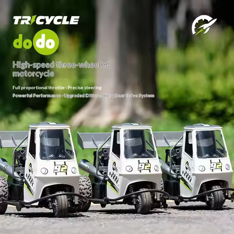Dodo Rc Remote Control Car Three Wheel High Speed Full Proportional Off Road Drift Racing Electric S