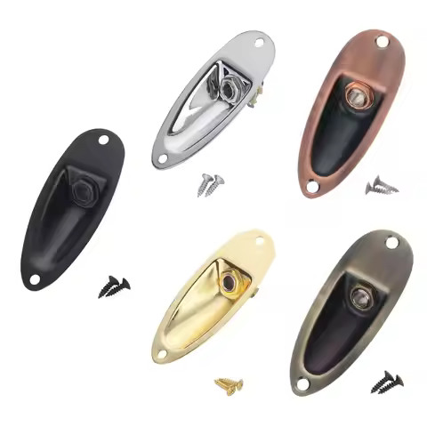 Guitar Output Jack Guitar Jack Plate Replacement Boat Style Electric Guitar Parts Stable Electric Gu