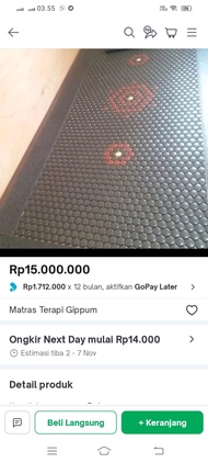 Jual matras gippum ORI gm8000