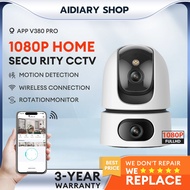 4K FHD Dual Lens Dual Screen CCTV Indoor WiFi Security CCTV Full-color Night Vision CCTV Camera
