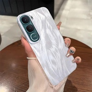 เข้ากันได้กับ VIVO Y21D VIVOY21D เคสโทรศัพท์ V2520เคสกันกระแทกด้วยไฟฟ้าหรูหราเคสเลเซอร์แวววาวสมาร์ทโ