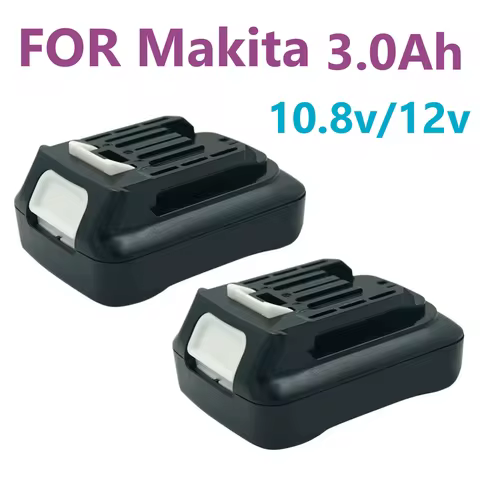 3.0Ah Rechargeable Li-ion Battery for 10.8V 12V Makita Max CXT Series DF031D TD110D JR103D JV101D Po