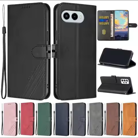 For T-Mobile T Phone 3 Pro Case Leather Flip Case on For Coque T-Mobile T Phone3 3 pro REVVL 8 Pro C
