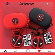 Bose QuietComfort Earbuds/Sport Earbuds Case Cartoon Deadpool Silicone Earphone Protector Soft Shell Anti-scratch Protective Casing Cover