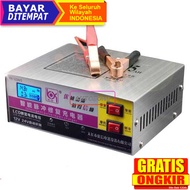 Charger Aki Motor Dan Mobil Otomatis 10A Auto On Off Intelligent Repair Untuk Cas Aki Kering Dan Bas