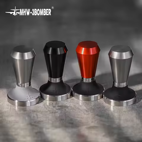 MHW-3BOMBER 58.5mm Coffee Tamper Stainless Steel Base For 58mm E61 Gaggia Portafilter Espresso Machi