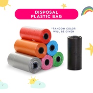 Portable Diaper Disposal Plastic Bag Rubbish Garbage Bag Dispenser Refill Roll Mudah Alih Beg Sampah