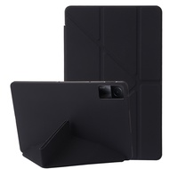 Cute transform stand PU leather flip case for Redmi Pad soft silicone shockproof cover RedmiPad 10.6 inch protective casing holder