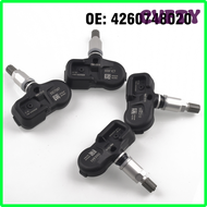 เครื่องวัดความดันยางรถยนต์ CVFTY 4ชิ้นเซ็นเซอร์ TPMS 433MHZ สำหรับ Toyota Camry CHR Land Cruiser 201