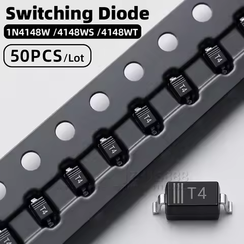 1N4148W 4148WS 4148WT Switching Diode SMD SOD-123 SOD-323 SOD-523 High Speed Signal Diode T4 Electro