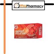 Iberet Folic 500 For Anemia 30's Tablets