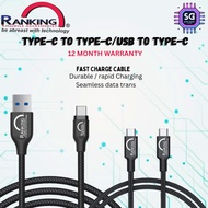 Ranking Cable Type-C To Type-C/USB To Type-C/USB To Type-C 5A [12 Month Warranty]