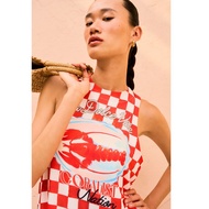 [Coralist Swimwear] มินิเดรส รุ่น Cinque Cover up Dress สี Red Lobster (CRBW240)