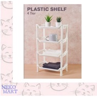 4 Tingkat Rak Plastik Serbaguna / Multipurpose 4 Tier Plastic Shelf