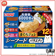 INABA - 日本CIAO乳酸菌雜錦貓濕糧果凍杯12入 (海解綜合) IMC-204