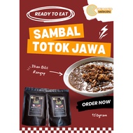 SAMBAL TOTOK JAWA SEDAP [READY TO EAT] SAMBAL SEGERA IKAN BILIS RANGUP