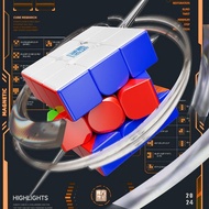 Olove Magnetic M3 Magic Cube 3 Speed Cube Uv Coated Puzzle Cube For Teenagers 7-14 Years Old Toy V0e