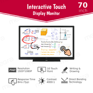 MEGRA Interactive Smartboard Office Touchscreen Monitor Smart Whiteboard / Sharp Interactive Touch D