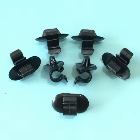 10pcs Hood Rod Bonnet Support Clips Car Hood Retainers Bonnet Fasteners For Citroen AX Evasion C2 C3