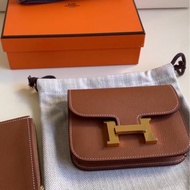 Hermes 三大金剛色 金棕金 康康 Constance slim