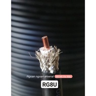 Standard 50 ohm high frequency coaxial cable signal wire: RG 8 A/U, LMR 200, LMR 400 (RF,CNT 400), H