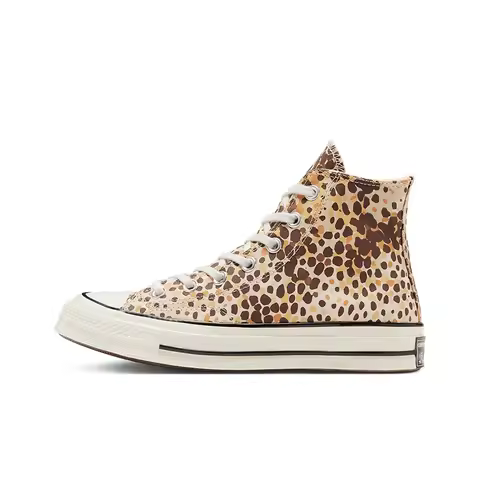Converse 1970s Canvas Shoes Unisex High Top Leopard Print/White 167483C