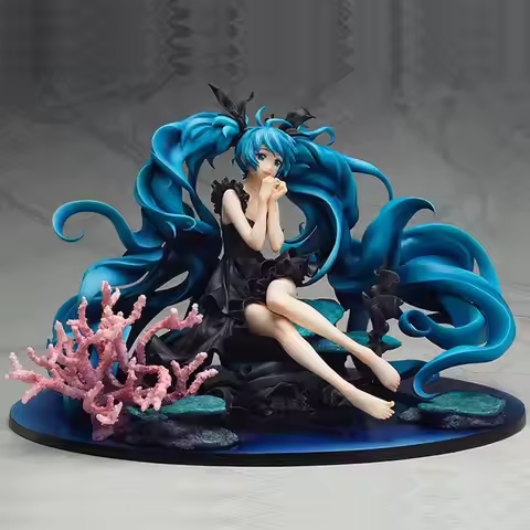 【In Stock】 Hatsune Miku Figma Deep-Sea Girl Sparkling Snow Edition | Articulated Vocaloid Singer Dec