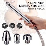 1set/4pcs Shower Enema Water Nozzle with 3 Head Anal Douche Vaginal Clean Kit Cleaner