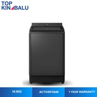 [SABAH ONLY] PANASONIC 14.5KG NA-FD145V3BT AI SMART WASH TOP LOAD WASHER