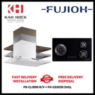 FR-CL1890 90CM CHIMNEY COOKER HOOD + FHGS5030 SVGL/SVSS GAS HOB BUNDLE + FREE DEL