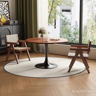 Reception Negotiation Combination Business Small Solid Leisure Table Chair Round Table Office Store 