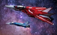 ✴️清櫃✴️長谷川塗裝完成品Macross VF-1J Valkyrie "Max&Miria"  1/24 Scale Egg Plane
