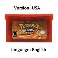 Bandai | Pokemon Game Card English Version Emerald Sapphire Ruby Firered For GBA GBC GB NDSL GBM SP