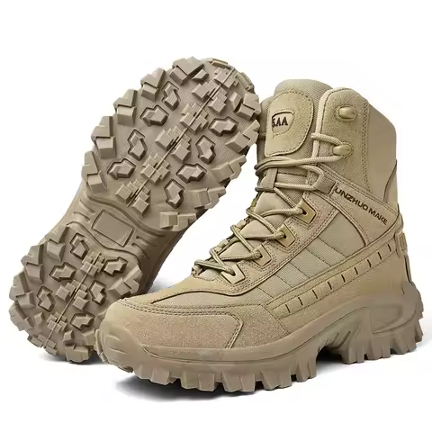 High-Top Outdoor Shoes For Men's Large-Size Hiking Shoes For Hiking Shoes For Men's Sports Running S