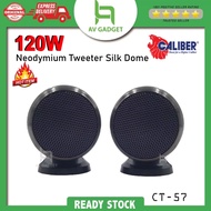 Caliber Car Tweeter Neodymium Silk Dome 25mm Stand Type CT-57