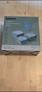 全新未開 Cuisinart 3件組合 食物盒