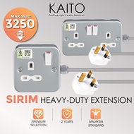 SIRIM Metal Clad Socket Extension Heavy Duty Extension Plug Heavy Duty Wire Trailing Socket Plug Way