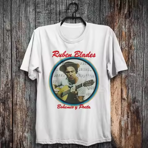 Bohemio y Poeta T Shirt Ruben Blades Latin Music Sin Tu Carino Paula C La Mora