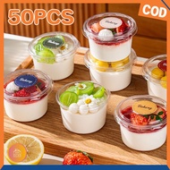 150ML Small Pudding Cup Dessert Bowl Jelly Cup Mica Tray Mica Ice Cream Cup Jelly Salad Fruit Trendy