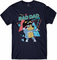 [HOT] Blueys Blueys Dad Rad Tshirt Bandits Heelers For Fathers Day Matching Family