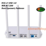 Xiaomi R3G V1(USB3.0) & V2(nonUSB) AC1200 Dual Band wifi Router,1GB Gigabit Lan, Openwrt (VPN, v2ray