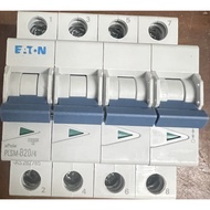 Eaton MCB(PLSM/4) 4 Pole 10kA 20A-63A Type B/C