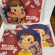 Fujiya Peko-chan Poko-chan Milky Placemat Coaster