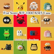 READY STOCK  For Sony WF-1000 XM5 Case Creative cartoon series for Sony WF-1000 XM5 Casing Soft Earp
