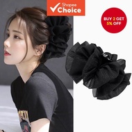 2025 Black Large Cloud Bubble Hair Clip 19.5CM Hair Claw for Women and Girls New Fashion
