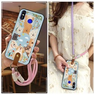 Crossbody Cute Phone Case For Tecno Spark4 Lite/POP3 Plus/BB4 Soft case Diagonal Cartoon Back Cover 