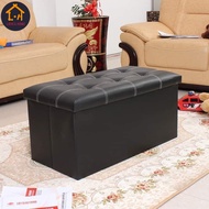 LOVEHOME Space Saver Rectangular Folding Sofa Storage Box Chair 70x38x38cm