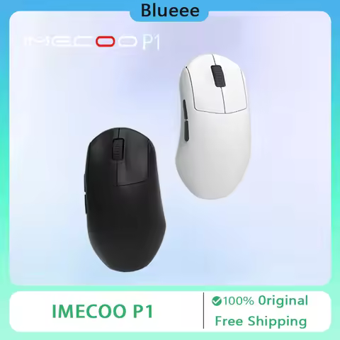 IMECOO P1 Gaming Mouse Wireless Dual Mode Ergonomic 8KHz Return Rate Sensor Pixart3950 Lightweight E