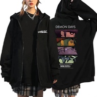 Gorillaz Cartoon hoodie Jacket Zipper Hoodies Anime Lover Gifts