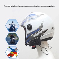 V6 Plus 1200M Motorcycle Helmet Bluetooth Intercom Waterproof 6 Riders
